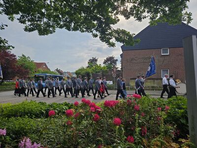 Umzug der Gilde durch die Gemeinde