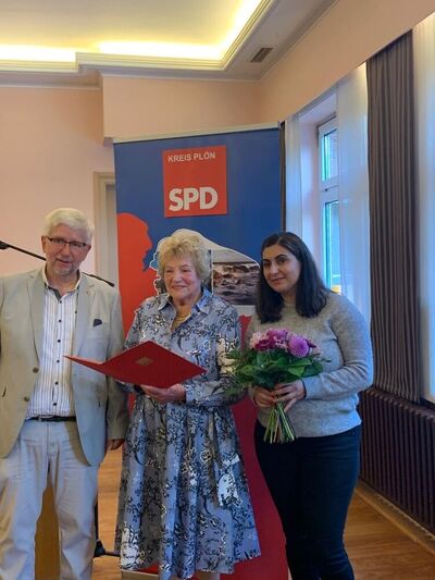 Willy-Brandt-Medaille für Hannelore Fojut